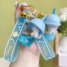 Load image into Gallery viewer, Bunny Milk Tea Cup Keychain
