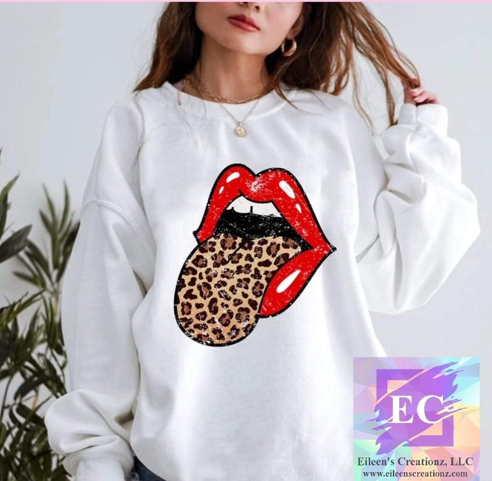 Cheetah Lip Sweater