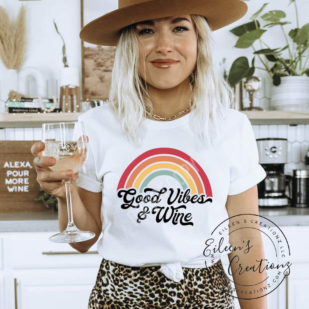 Good Vibes & Wine T-Shirt